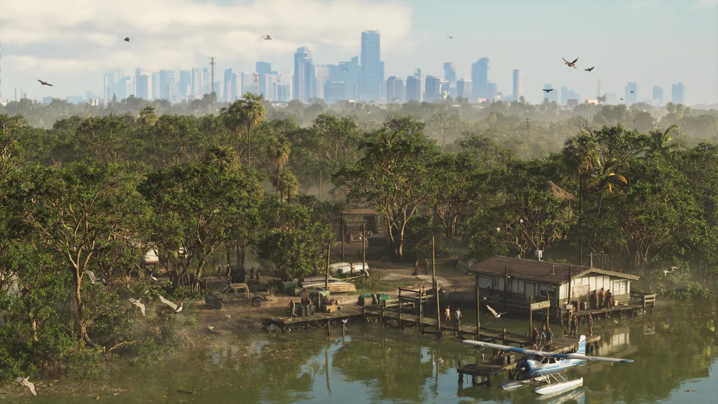 Grassrivers sur une capture officielle de GTA VI