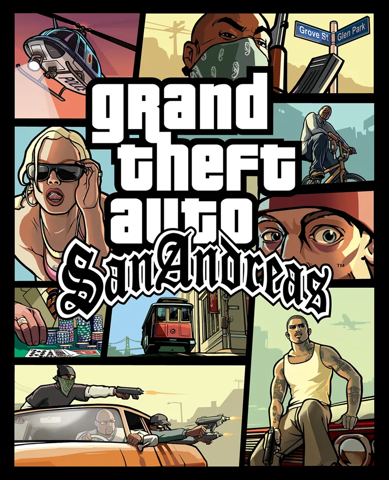 GTA: San Andreas : visuel officiel de Rockstar Games